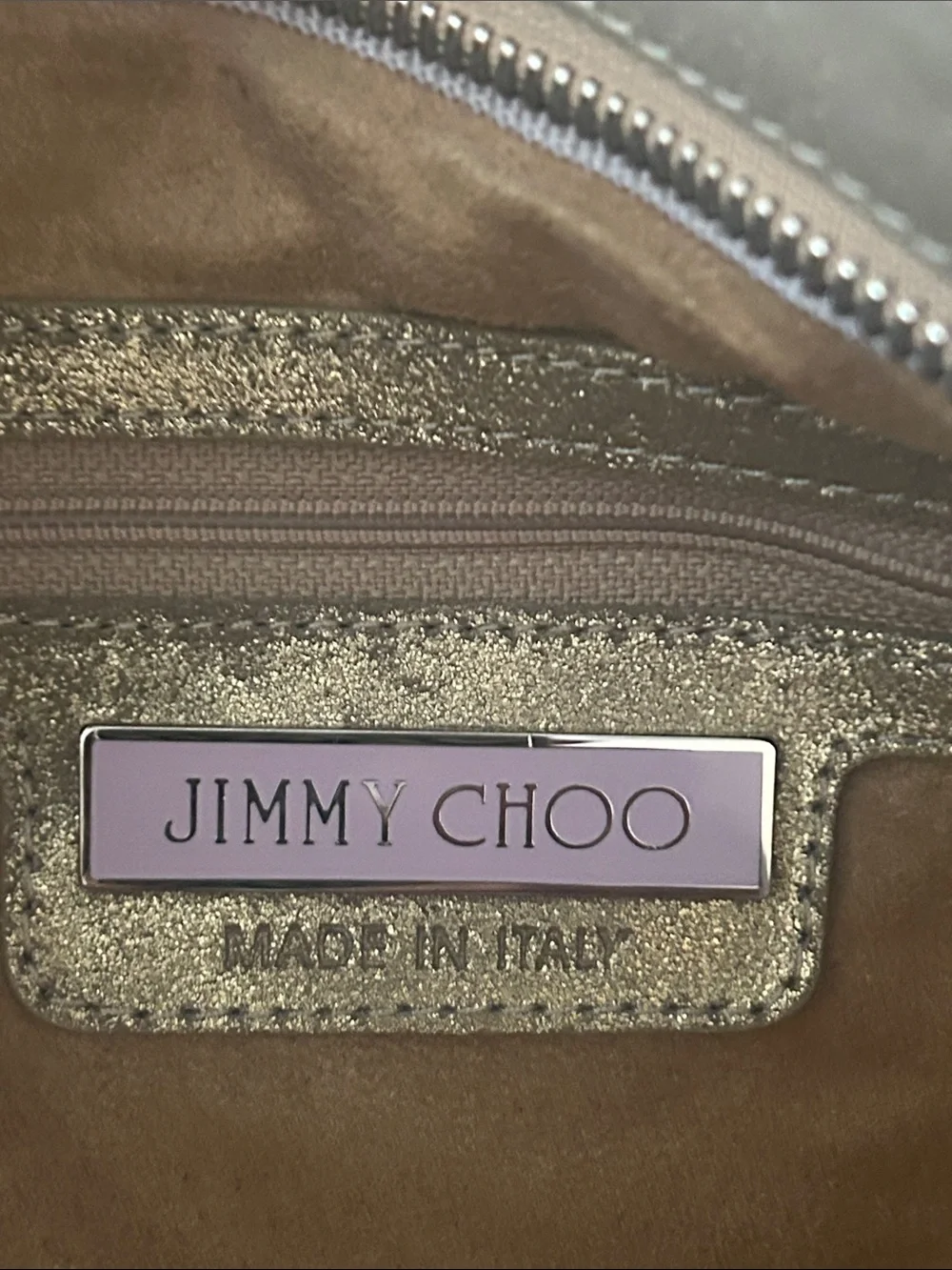 Jimmy Choo “SKY” Star-Studded Hobo Bag